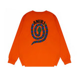 Amiri Long Sleeved Shirt Printed Trendy Pure Cotton