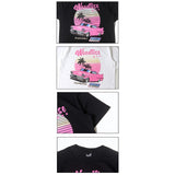Hip-hop t-shirts: american high street style, short-sleeve, unique car print, relaxed fit, casual activewear tee