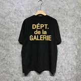 Gallery Dept T Shirt Retro Printed Loose Short-Sleeved Shirt
