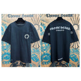 Ch hip-hop t shirts high street ch short-sleeved sanskrit stereoprinting short-sleeved loosecasualpure cottonamericaneasiest for match