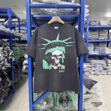 saint m t shirts s.m. free skull graphic crewneck pullover short sleeve t-shirt