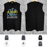 Amiri tank top cobra printing