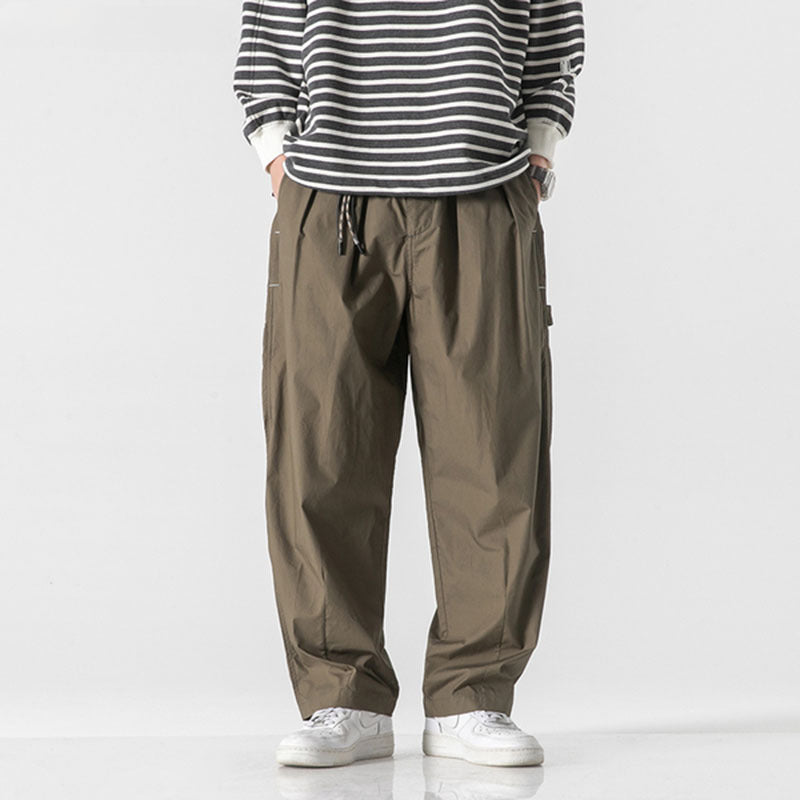 Women Sweatpants Cargo Pants Solid Color Casual Straight-Leg Loose Wide Leg Pants Baby Boy and Girl Summer