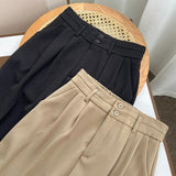 Women Sweatpants Summer Black Suit Pants Straight Harem Pants Pants