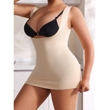 Shapewear tank top supports the chest tightens the abdomen