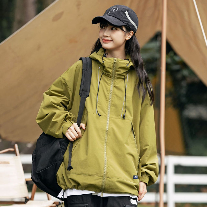 Unisex Hoodie Autumn Outdoor Work Clothes Hooded Jacket