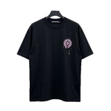 Ch hip-hop t shirts american ch short-sleeved hand-painted cross printingloosecasualpure cotton american heavy weight