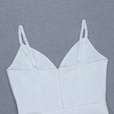 Women's Evening Dress Strap Belt Dress Sexy Slim Fit Bandage Dress