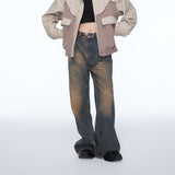 Unisex Pant Autumn Vintage Straight Barrel Mop Pants