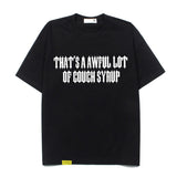 Hip-hop t-shirts, american niche purple letter oversized short sleeve tee, couple's high street summer top, half sleeve t-shirt