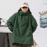 Unisex Jacket Fall Hoodie Workwear Jacket