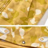 Bathing Ape Hoodie Shark Double Hood Camo Hooded Zip Cardigan Sweater