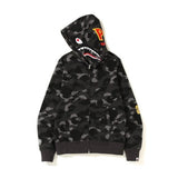 Bathing Ape Hoodie Joint Shark Sweater Hooded Zip Jacket