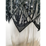 Women's Evening Gown Sexy Tassel Sequins Dress Gown