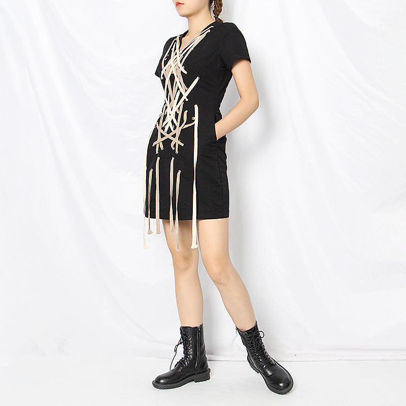 Women Dresses Spring Dress Slim Fit Skirt (Qymy0409)