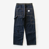 Men Jeans Washed Overalls Patch Trousers