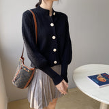 Women Cardigan Sweater Knitted Cardigan Autumn Sexy Retro Autumn 8t8089
