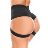 Butt lifter tummy control button shaping pants