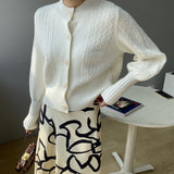 Women Cardigan Sweater Knitted Cardigan Autumn Sexy Retro Autumn 8t8089