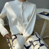 Women Cardigan Sweater Knitted Cardigan Autumn Sexy Retro Autumn 8t8089