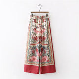Women Sweatpants Spring and Autumn Retro Wide-Leg Pants Women's Skirt Pants Casual Pants