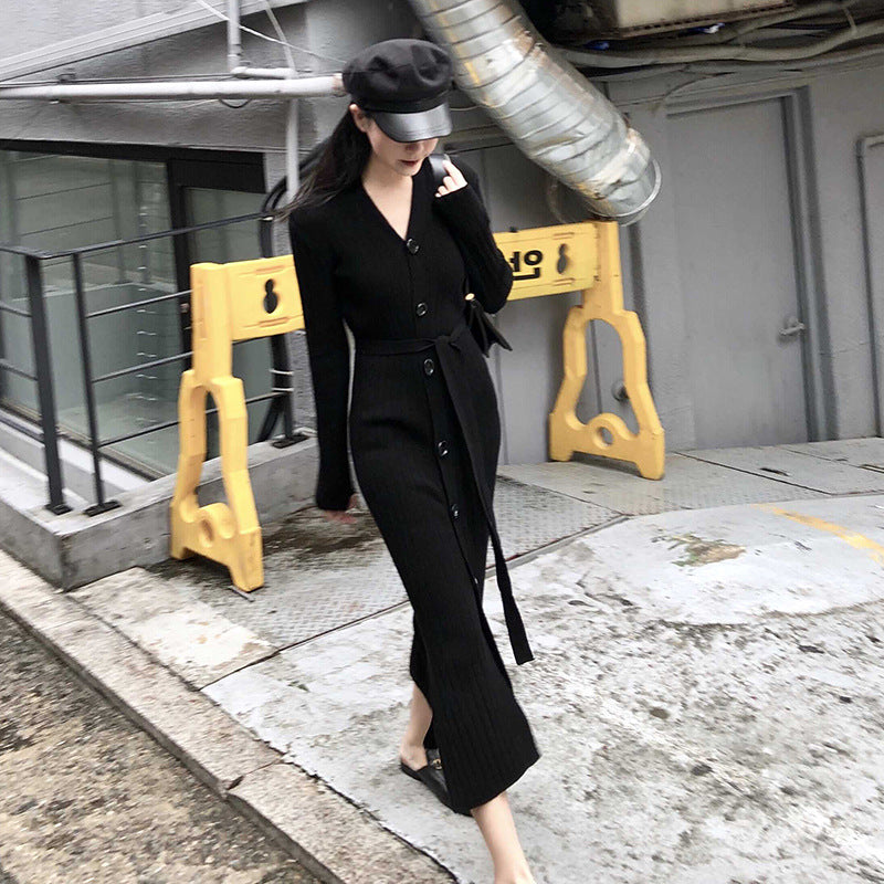 Women Maxi Dress Fall/Winter Sweater Dress