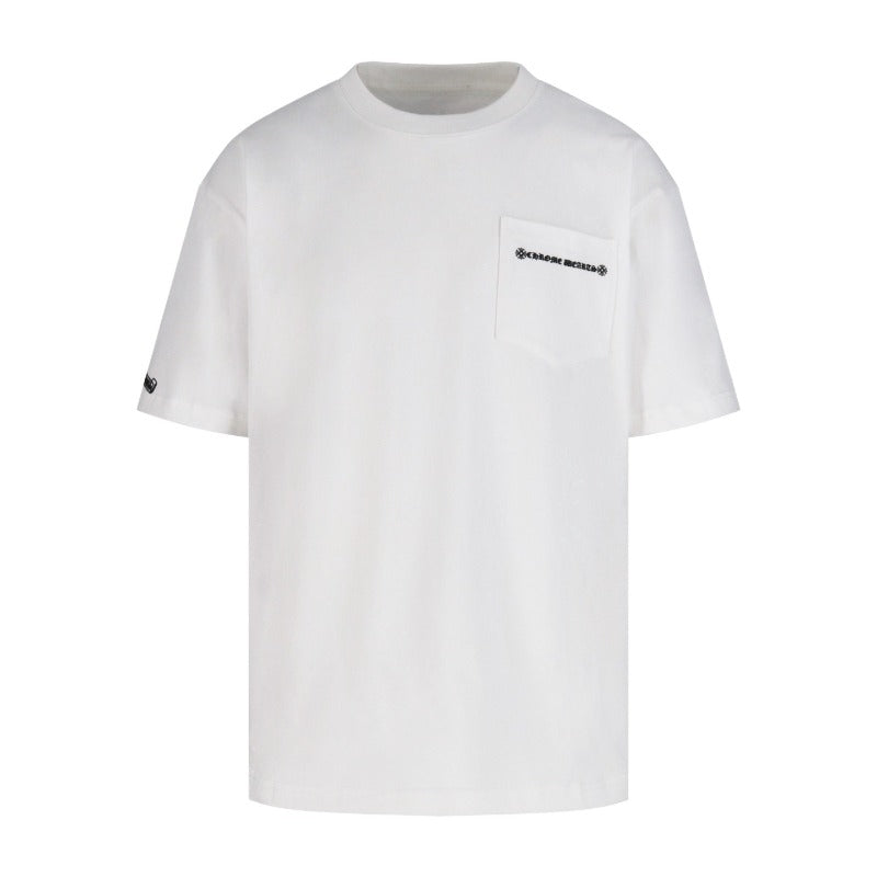 Ch hip-hop t shirts ch short-sleeved american back with a bunch of crosses short-sleeved loosecasualheavy weight short-sleeved high street easiest for match