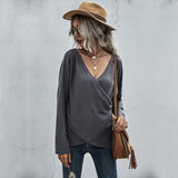 Women Knitted Sweater Autumn Knitted Long Sleeve Bottoming Shirt Sweater