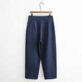 Women Sweatpants Casual Loose Solid Color Wide-Leg Pants