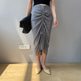 Women Knitted Skirt Sexy Retro