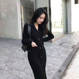 Women Maxi Dress Fall/Winter Sweater Dress