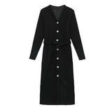Women Maxi Dress Fall/Winter Sweater Dress