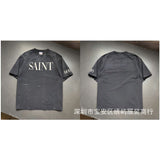 saint m t shirts s.m cartoon series graphic crewneck pullover short sleeve t-shirt