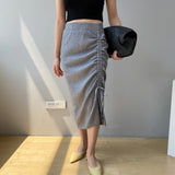 Women Knitted Skirt Sexy Retro