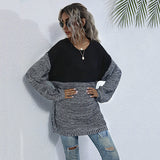Women Knitted Sweater Autumn Crew Neck Long Sleeve