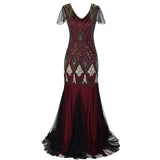 Flappers 1920S Dress Sequined Dress Gatsby Vintage Dress