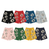 Denim Tears Shorts Yellow floral cotton