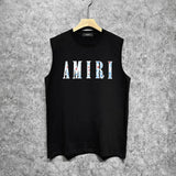 Amiri tank top colorful waist flower printing