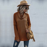 Women Knitted Sweater Autumn Women's Long Sleeve