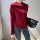 Women Cardigan Sweater Knitted Cardigan Autumn Top 8t8102