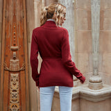 Women Knitted Sweater Autumn Loose-Fitting Long Sleeve Sweater Coat