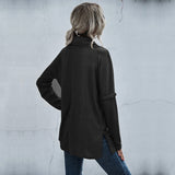 Women Knitted Sweater Autumn Women's Long Sleeve