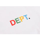 Gallery Dept T Shitrs Summer Color Letter plus Size Short Sleeve