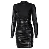 Women Dresses Winter Sexy Slim Long Sleeve Dress