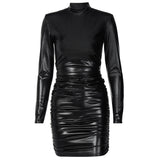 Women Dresses Winter Sexy Slim Long Sleeve Dress