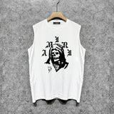 Amiri tank top bandana skull print