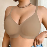Full figure bra seamless women's push up