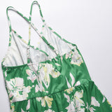 Women Date Dress Spring and Summer Sexy Floral Strap Beach Dress