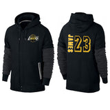 NBA Hoodie Sweater Men's NBA Basketball Suit Cardigan Zip-Breasted Hoodie