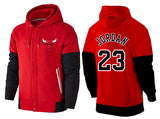 NBA Hoodie Sweater Men's NBA Basketball Suit Cardigan Zip-Breasted Hoodie